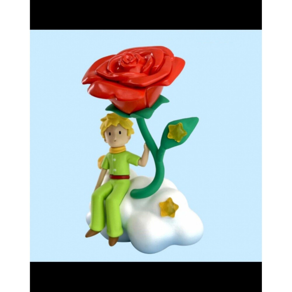 Le Petit prince and the rose figurine